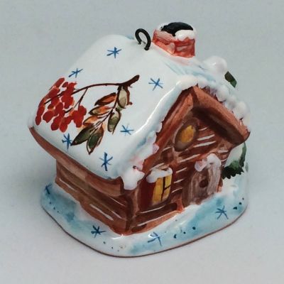Вся продукция - Ёлочная игрушка "Избушка зима"