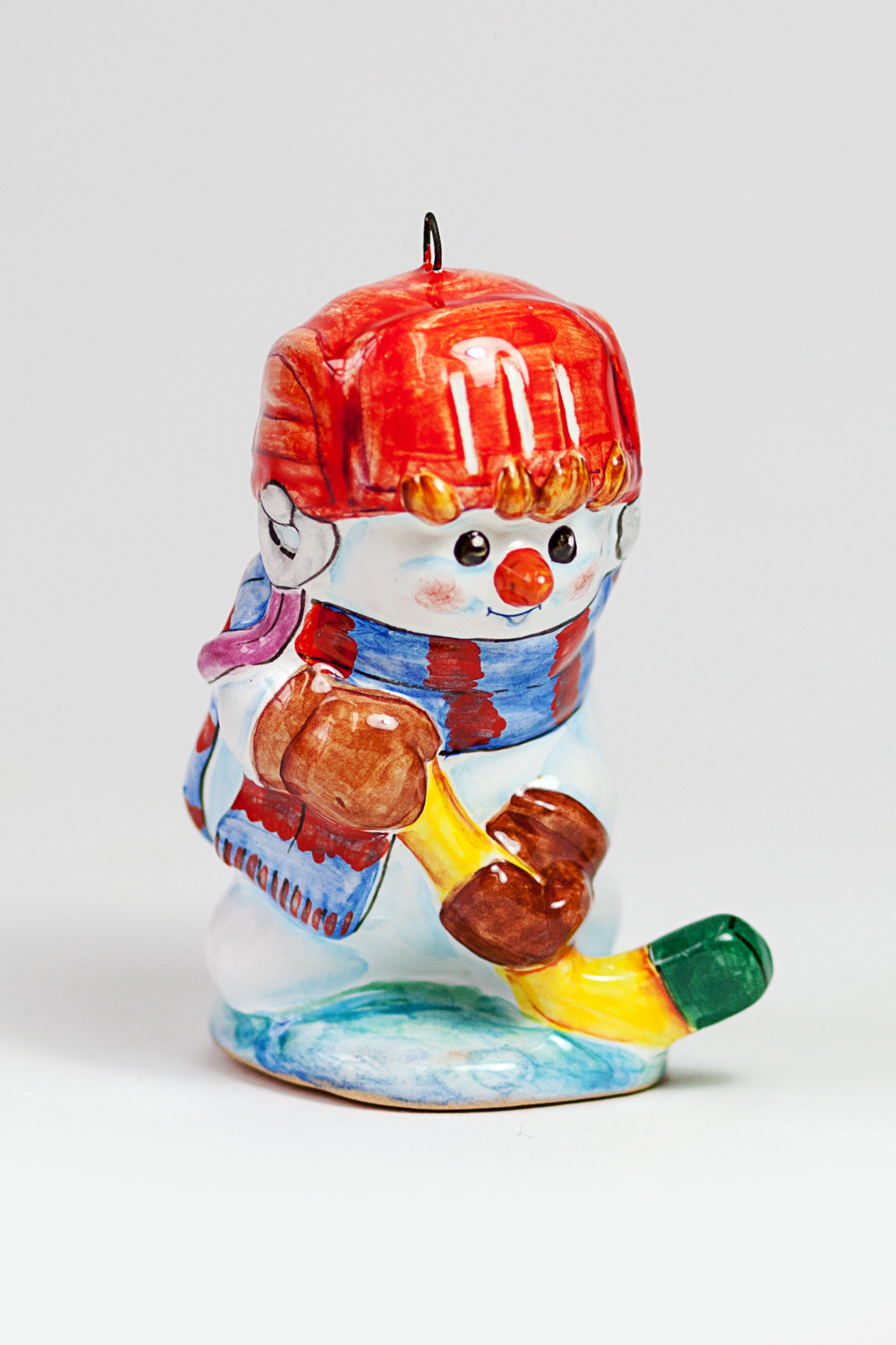 Ёлочные украшения - Снеговик-хоккеист