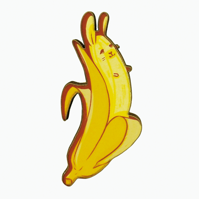 Значки - 68 Значок "Банановый заяц"