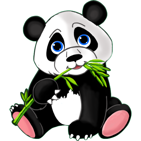 Значки - 13 Значок "Панда с бамбуком"