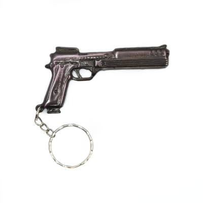 Брелоки - Брелок-оружие "Пистолет Desert Eagle" черный никель
