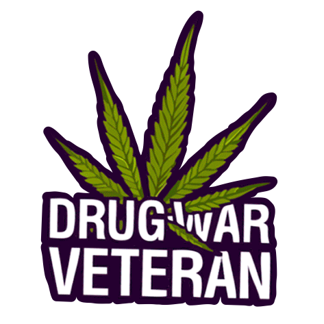 Значки - 164 Значок "Drug war veteran"