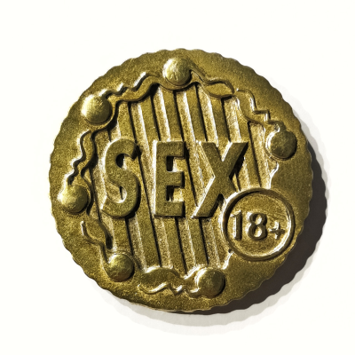 Монеты - Монета "SEX" 3D