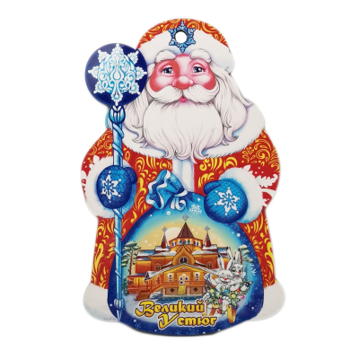 Сувенирные разделочные доски - Деревянная доска "Дед Мороз"