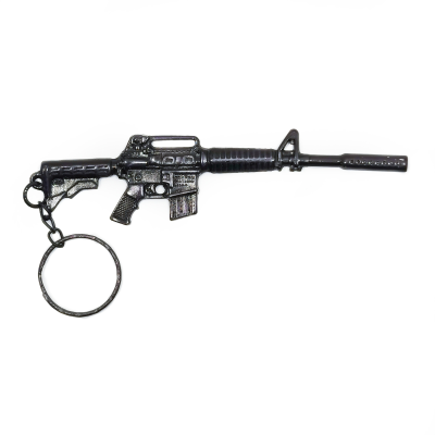 Брелоки - Брелок-оружие "М65" черный никельБР125